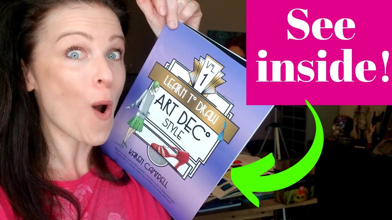 Learn to Draw Art Deco Style Volume 1 is HERE!!!