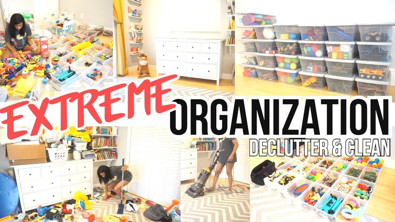 *NEW* EXTREME ORGANIZATION / DECLUTTER AND CLEAN WITH ME / CLEANING MOTIVATION/ Satisfying Cleaning