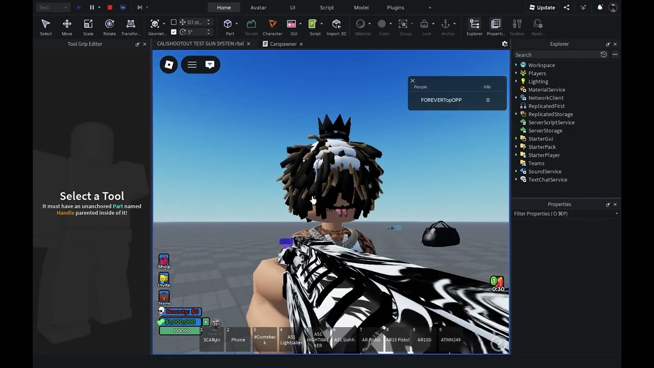 [Free] Cali Shootout Gun System (Roblox Studio Leaks)