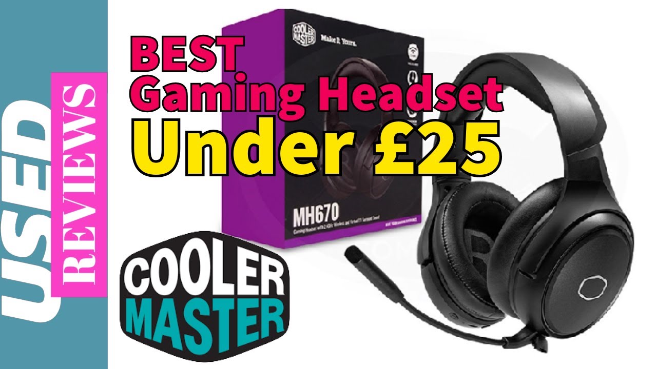 ЛУЧШАЯ БЕСПРОВОДНАЯ ИГРОВАЯ ГАРНИТУРА ЗА 25 ФУНТОВ СТЕРЛИНГОВ от Cooler Master MH670