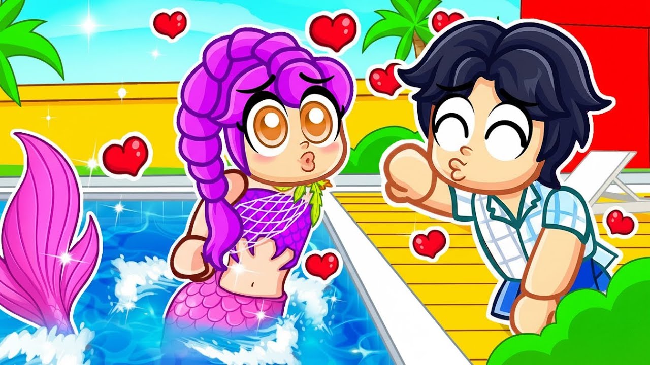 Adopting MERMAID RUMI in Roblox!
