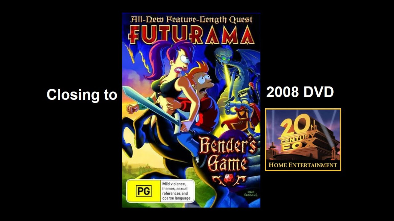 Closing to Futurama Bender’s Game 2008 DVD