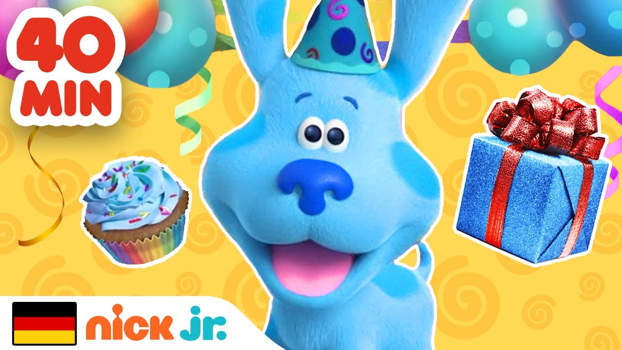 40 MINUTEN Party mit Blue & Josh! | Blue's Clues & You! | Nick Jr. Deutschland