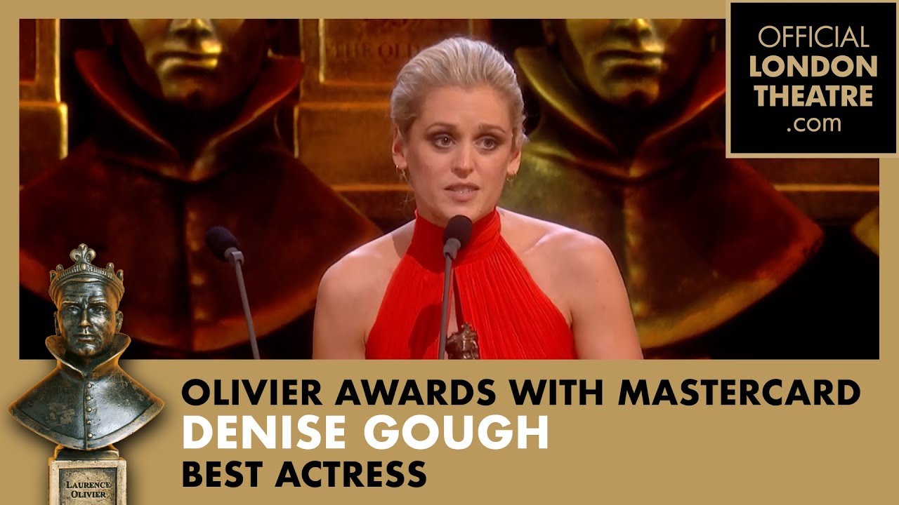 Denise Gough wins Best Actress for People, Places and Things | Olivier Awards 2016 with Mastercard