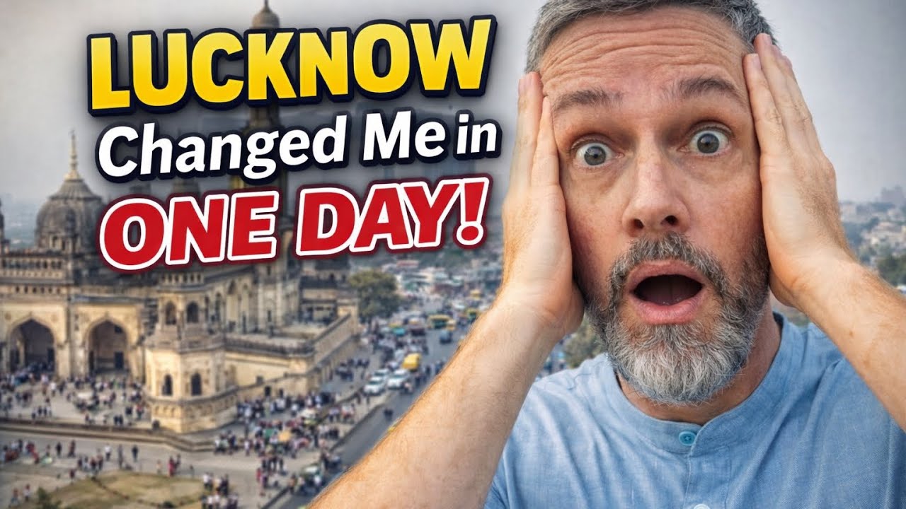 American in India 🇮🇳 | First Day in Lucknow, Scooty Ride & Legendary Tunday Kebab