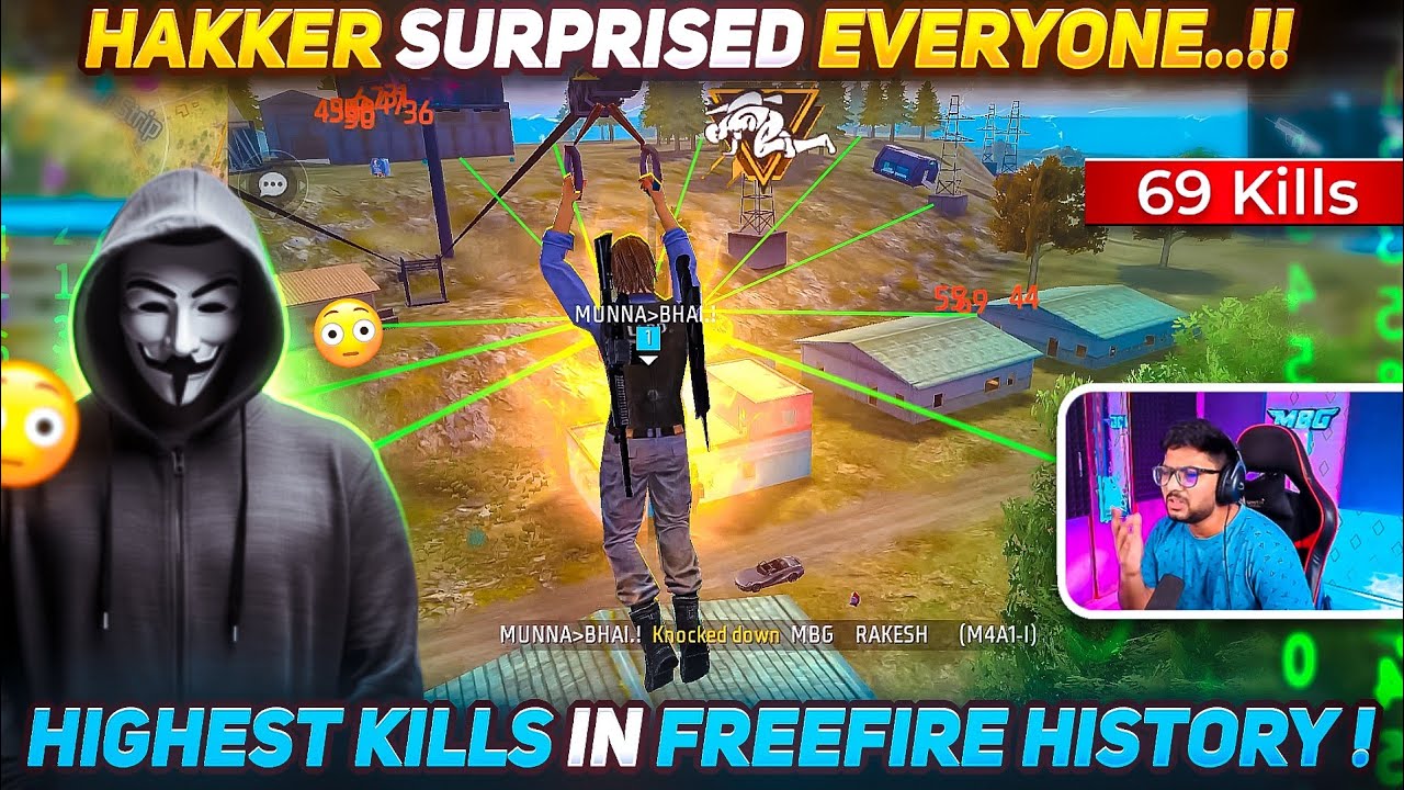 Highest Kills In FreeFire - Guiness World Record 😱 - Free Fire Telugu - TEAM MBG