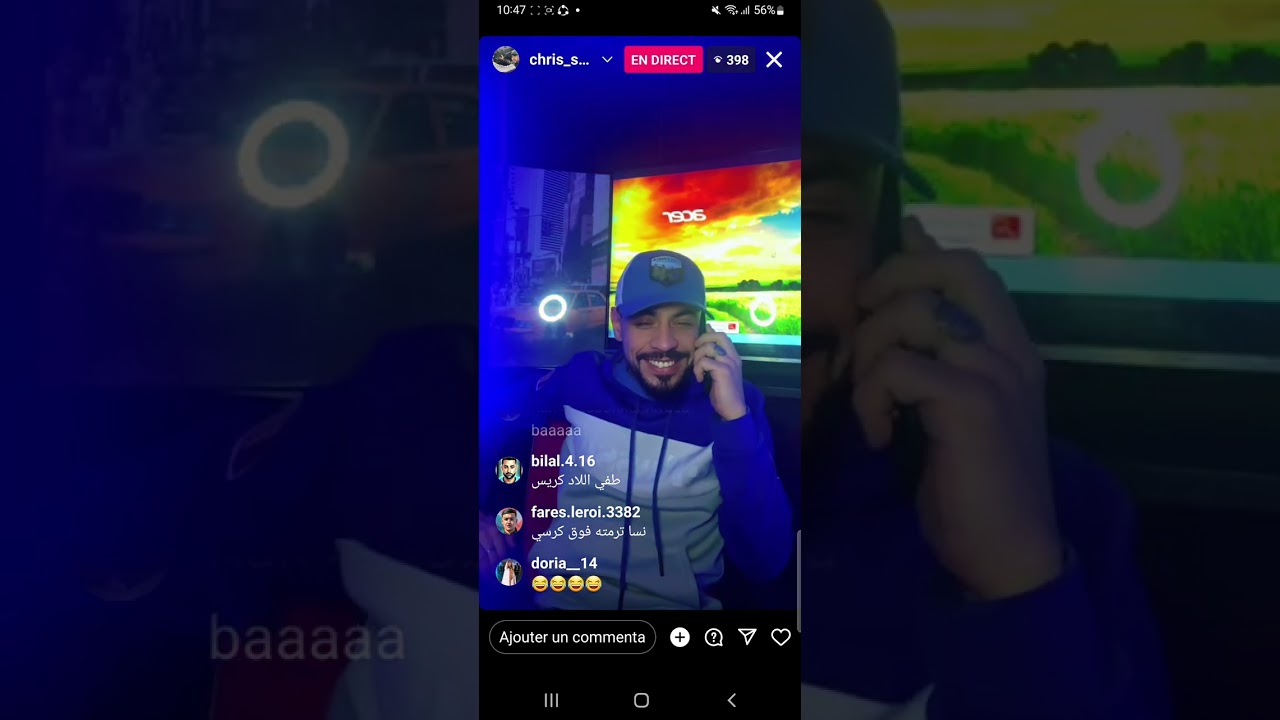 chris sahbi live تموت بالضحك 🤣🤣