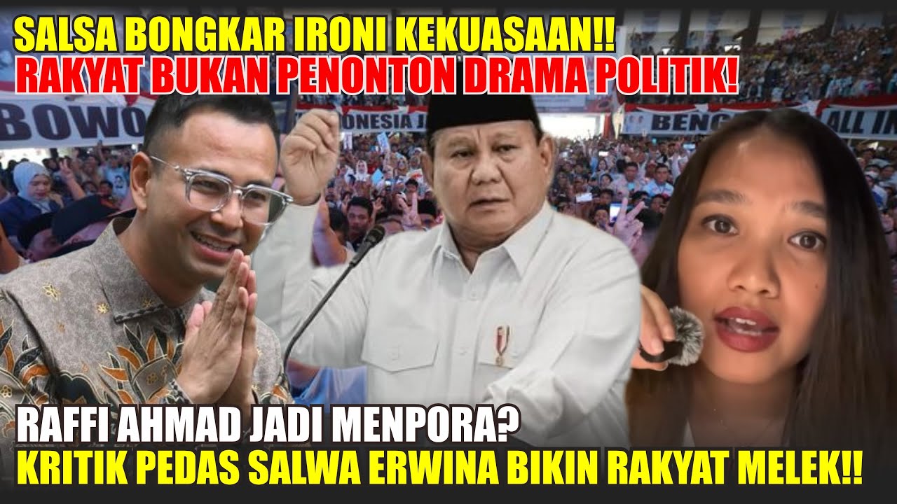Raffi Ahmad Jadi Menpora? Kritik Pedas Salsa Arwina Bikin Rakyat Melek!