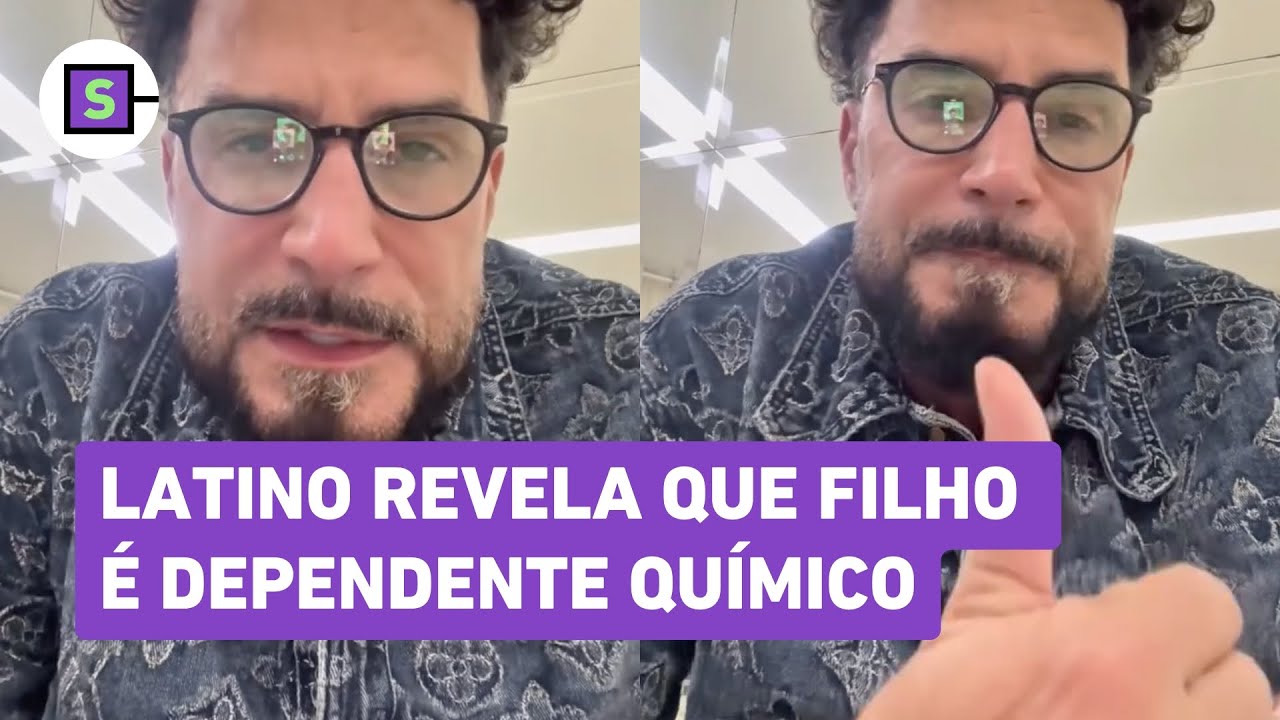 Latino desabafa sobre filho dependente químico e acusa jovem de extorsão: 'Alma destruída'