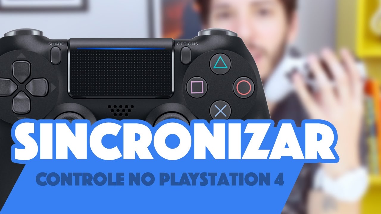 COMO SINCRONIZAR O CONTROLE DO PLAYSTATION 4 COM FIO E SEM FIO