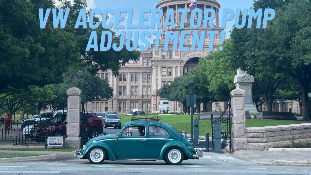 VW Carburetor Accelerator Pump Adjustment  