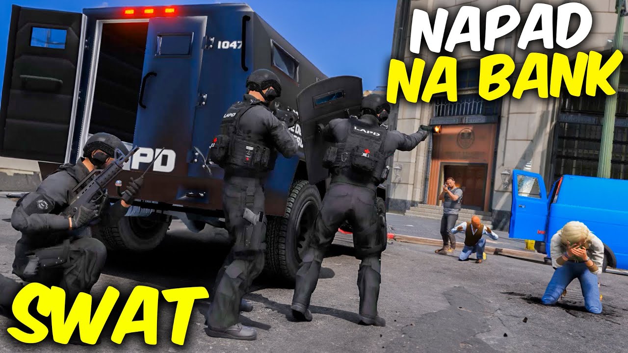 SWAT - Jednostka Specjalna | NAPAD NA BANK | GTA V