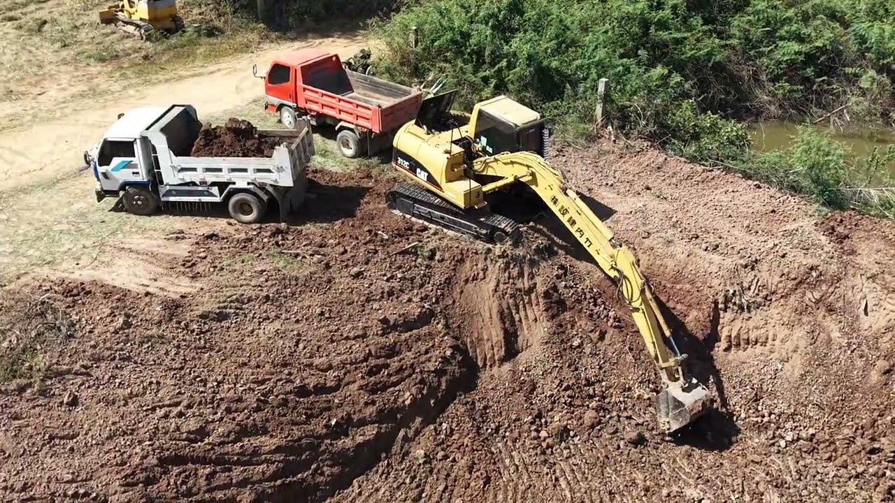Temple Development in Progress! Digging a Pond, Watering Trees, and Building a Beautiful Ep19