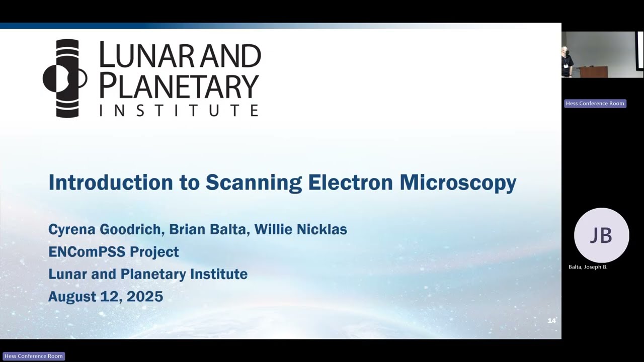 2025 Modern SEM Techniques: Introduction to Scanning Electron Microscopy