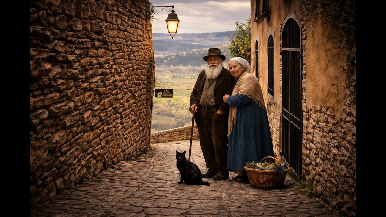 Calm Life in a Provençal Village