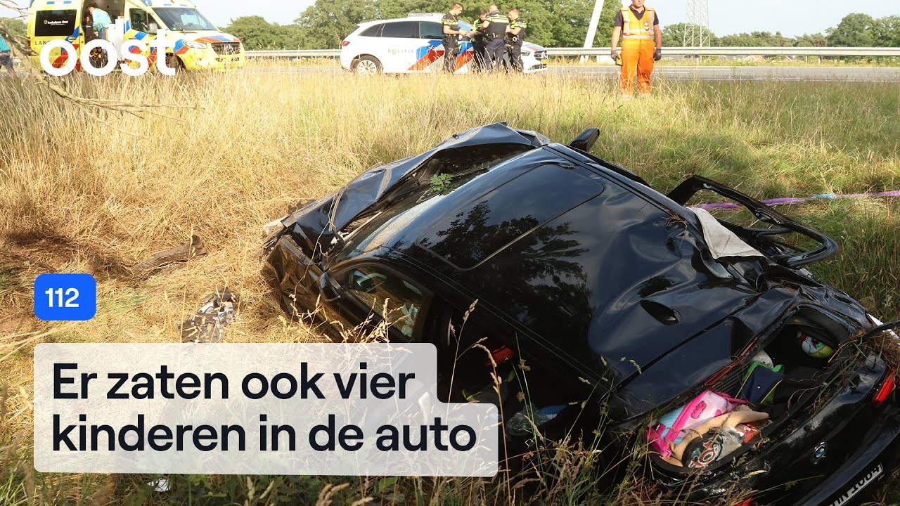 Duitser met drugs op laat auto over de kop gaan op de A1 | RTV Oost