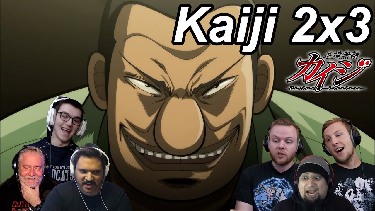Kaiji Ultimate Survivor 2x3 Reactions | Great Anime Reactors!!! | 【カイジ】【海外の反応】