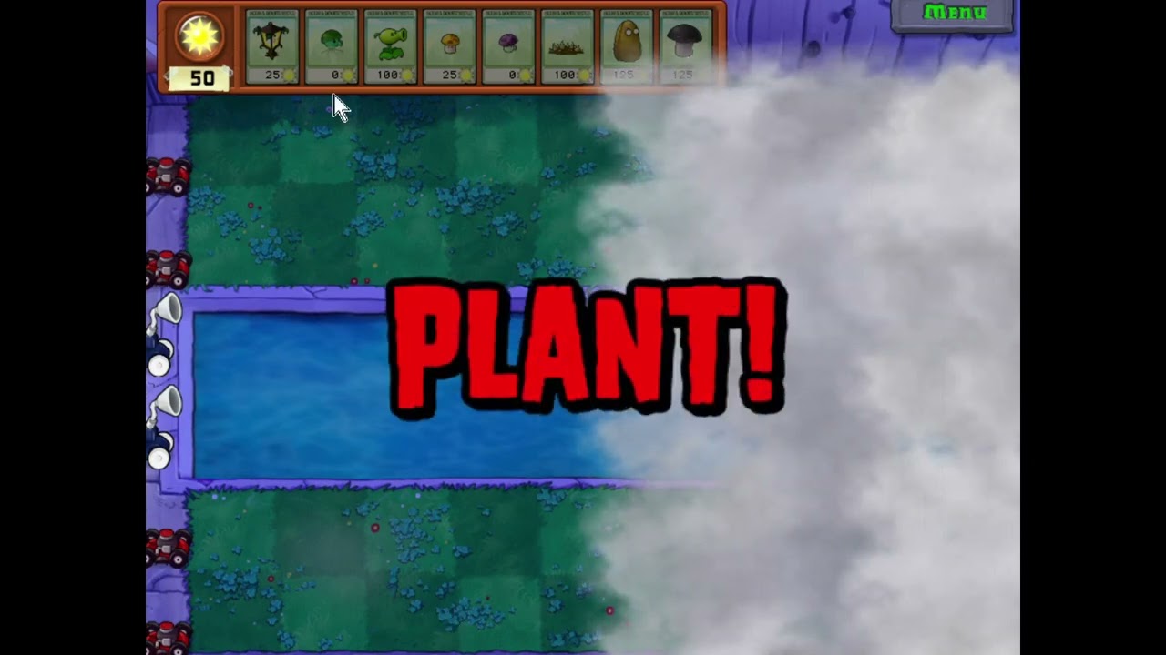 Plantas VS Zombies #4 La Piscina De Noche