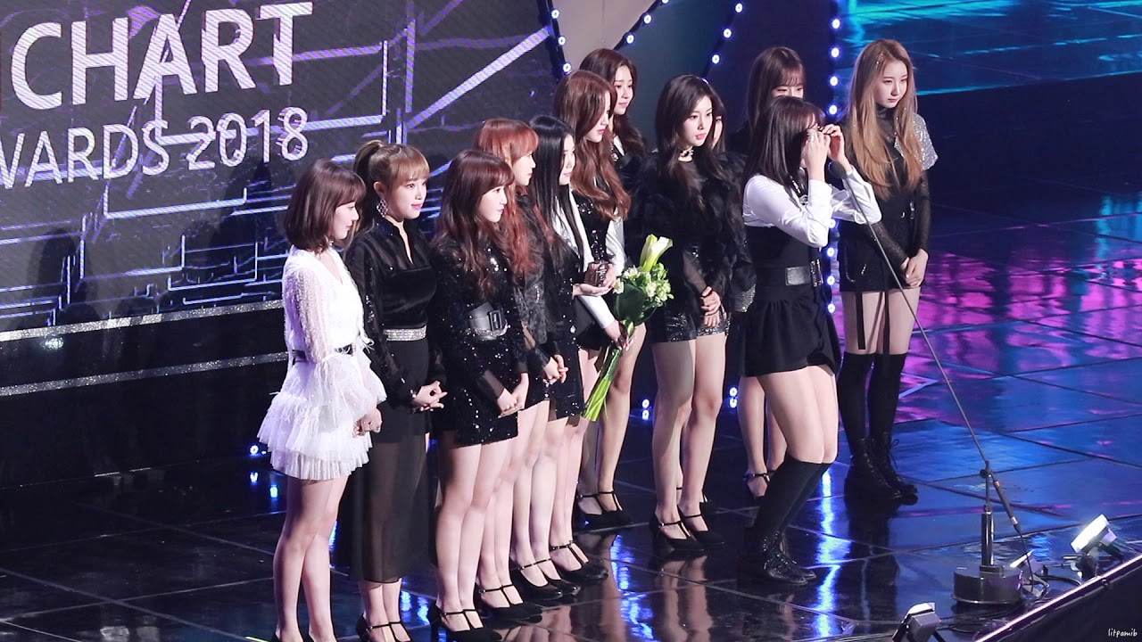 190123 가온차트 음반 부문 신인상 - 아이즈원 (IZONE)
