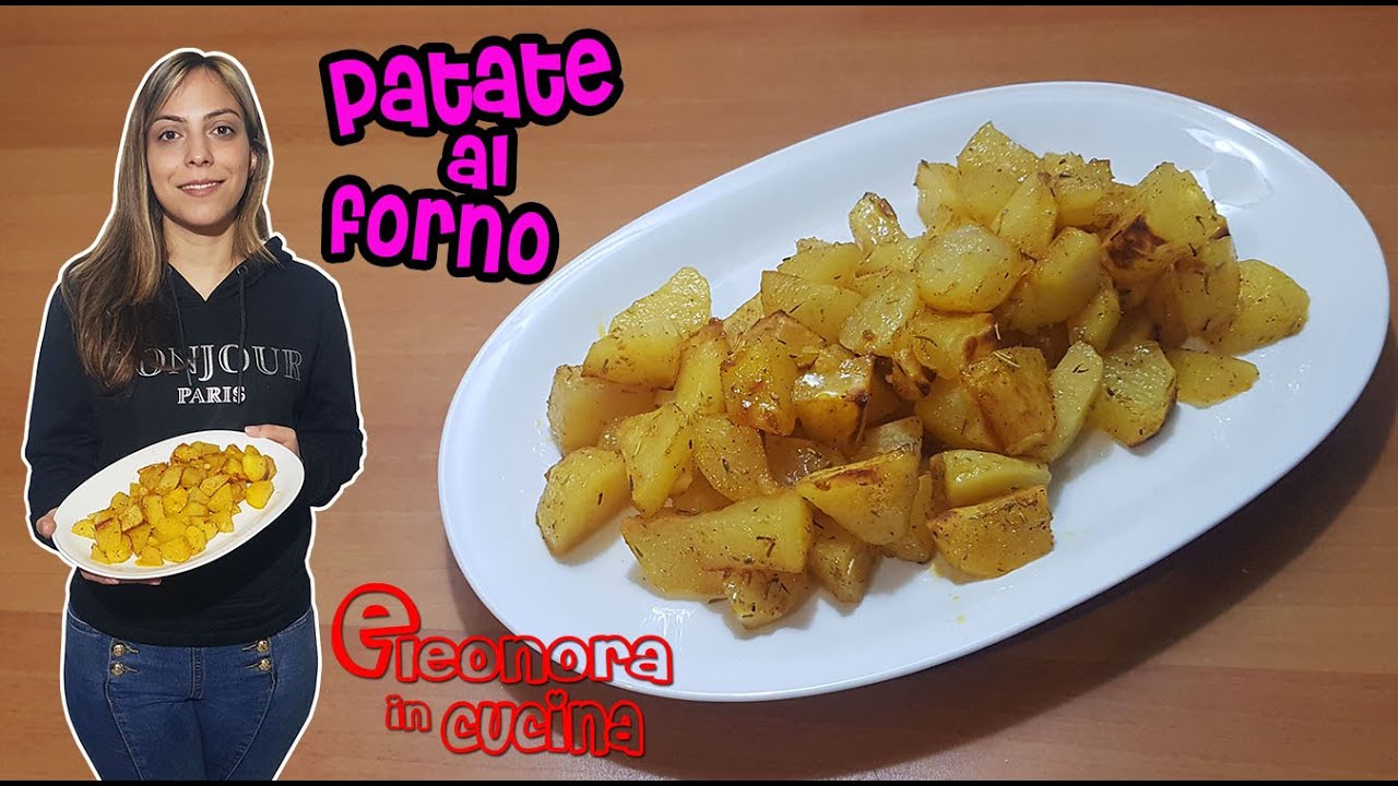 PATATE AL FORNO il trucco per averle croccanti fuori morbide dentro