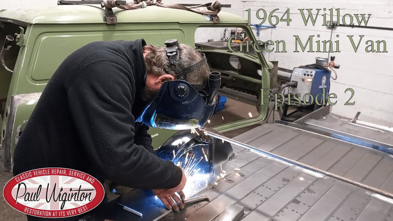 Willow Green 1964 Classic Mini Van Bodyshell Restoration Ep.2/3
