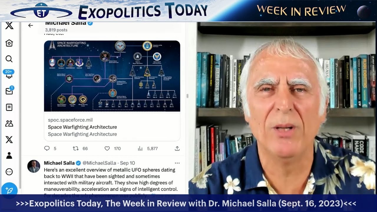 Exopolitics Today Week in Review with Dr Michael Salla &nbsp;&ndash; Sept 16, 2023