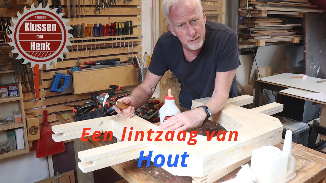 Een houten Lintzaag bouwen-Deel 1 - Het frame