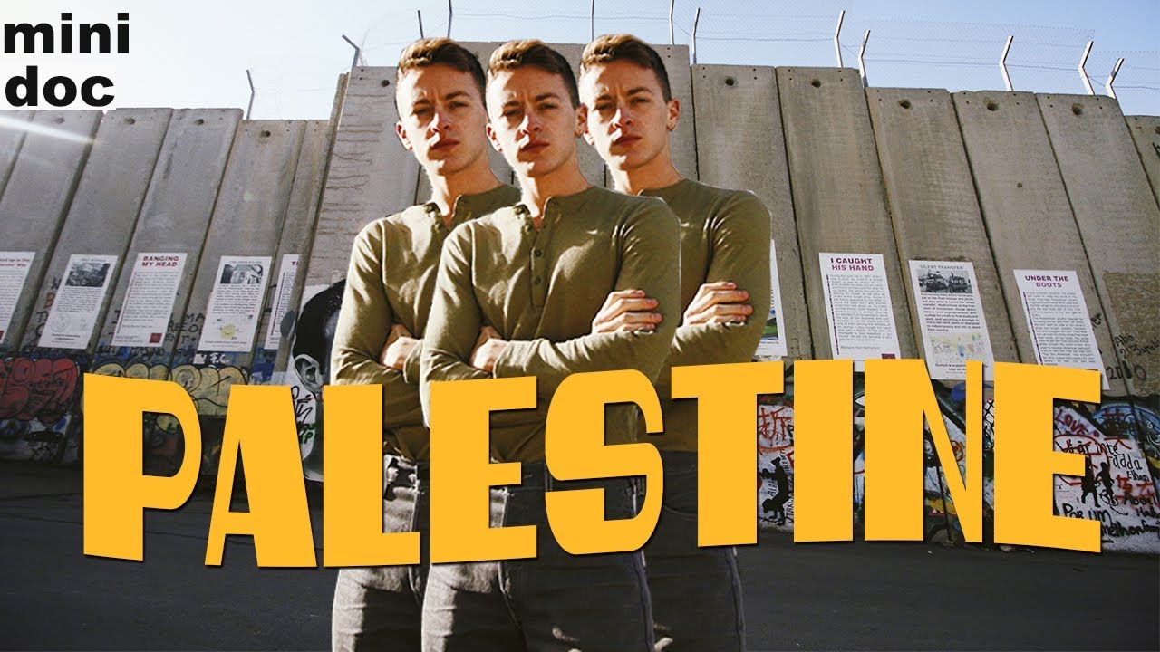 A HUGE BORDER WALL, THE BANKSY HOTEL, THE DEAD SEA, AND MORE IN PALESTINE (short doc) | DamonAndJo