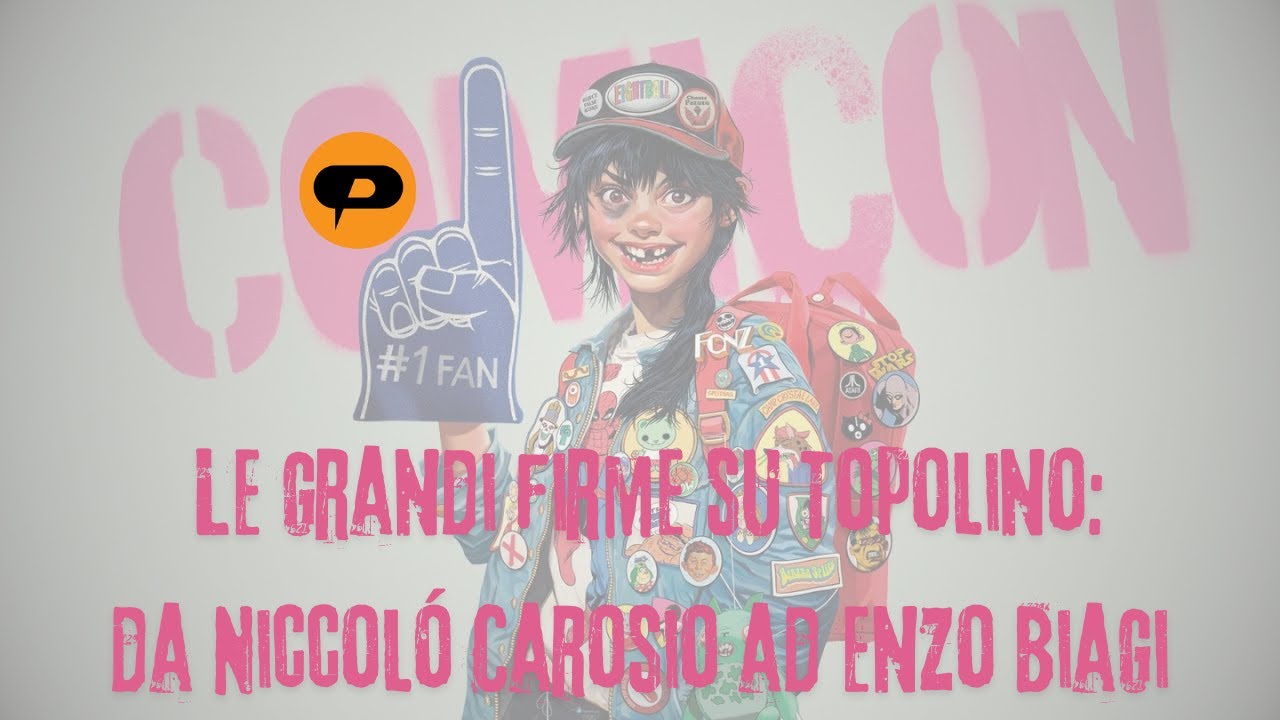 Napoli Comicon 2025: le grandi firme su Topolino da Niccolò Carosio ad Enzo Biagi