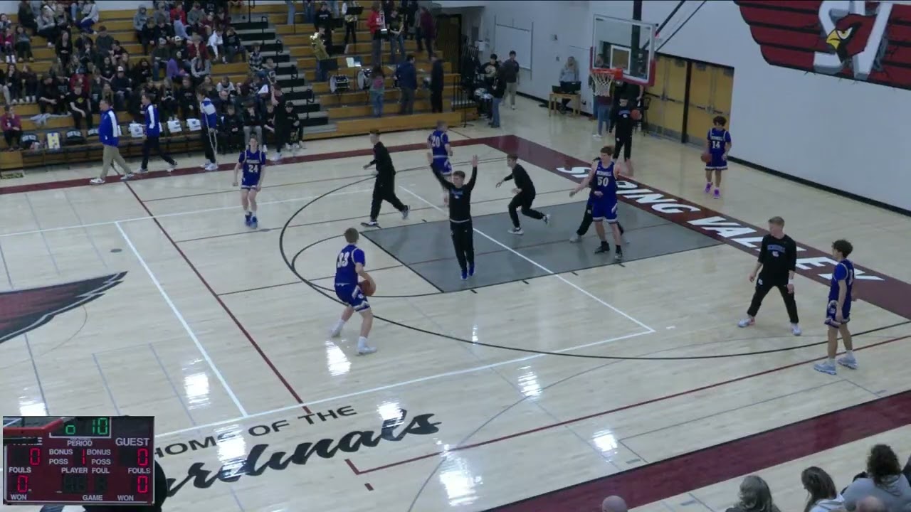 Spring Valley High vs McDonell Central High School Boys' Varsity Basketball - March 1, 2024