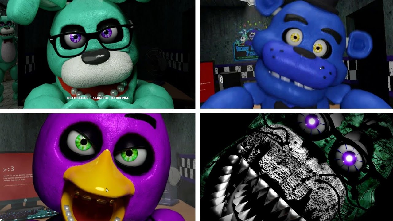 Custom Nights With 39 Beta - All Jumpscares!