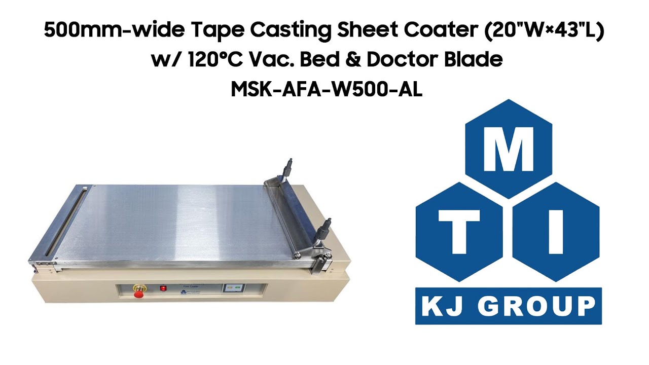 500mm-wide Tape Casting Sheet Coater (20