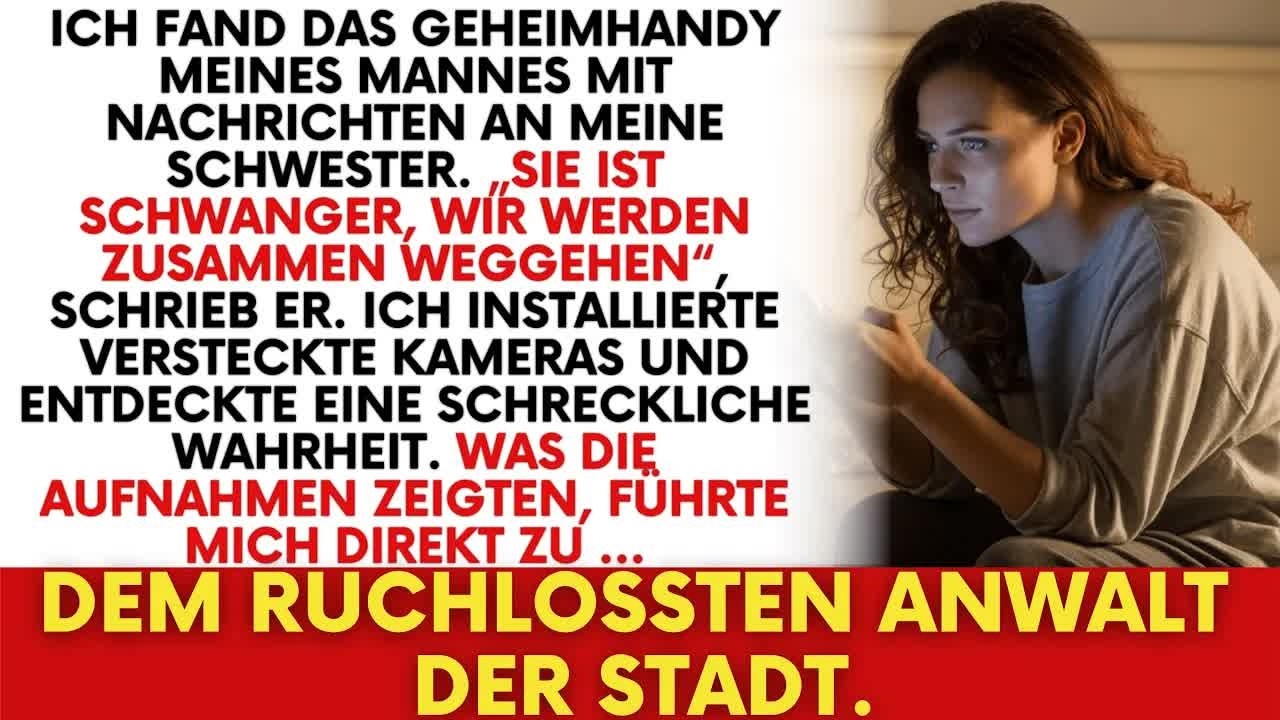 Mein Mann betrog mich mit meiner SCHWESTER – und ich fand durch versteckte Kameras alles heraus!