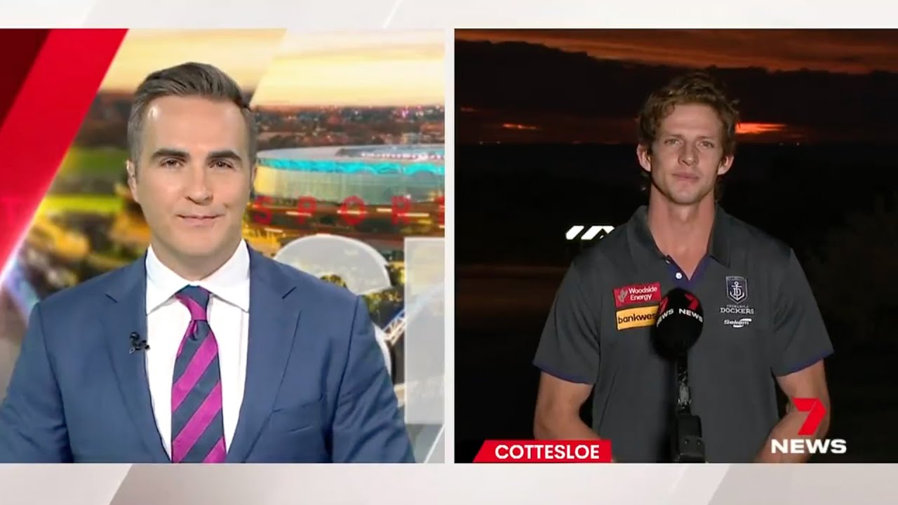 Nat Fyfe on 7 News