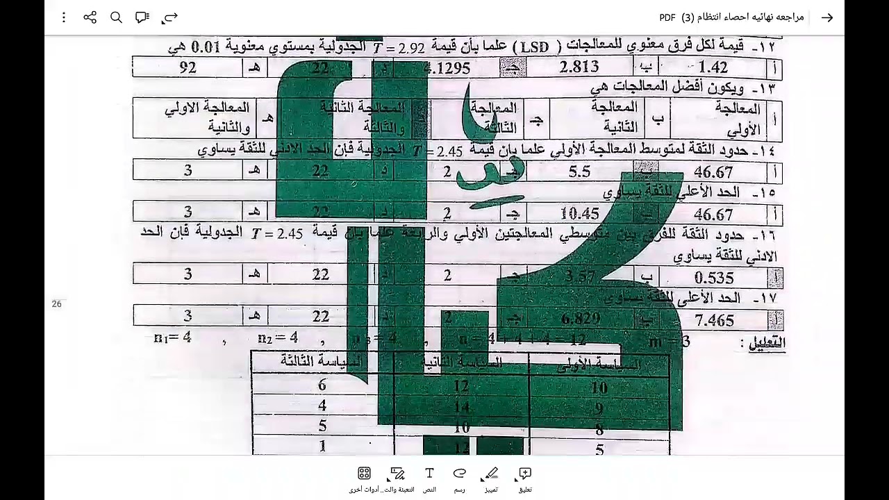 مراجعة نهائية قسم دكتور سيد ص٢٥ و ص٢٦