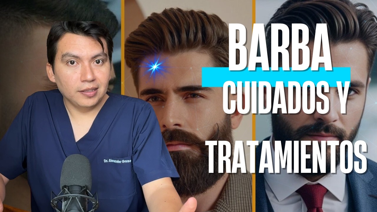 Cómo cuidar la BARBA | Cuidados y tratamientos | Limpiador, aceites, bálsamos | minoxidil, implante
