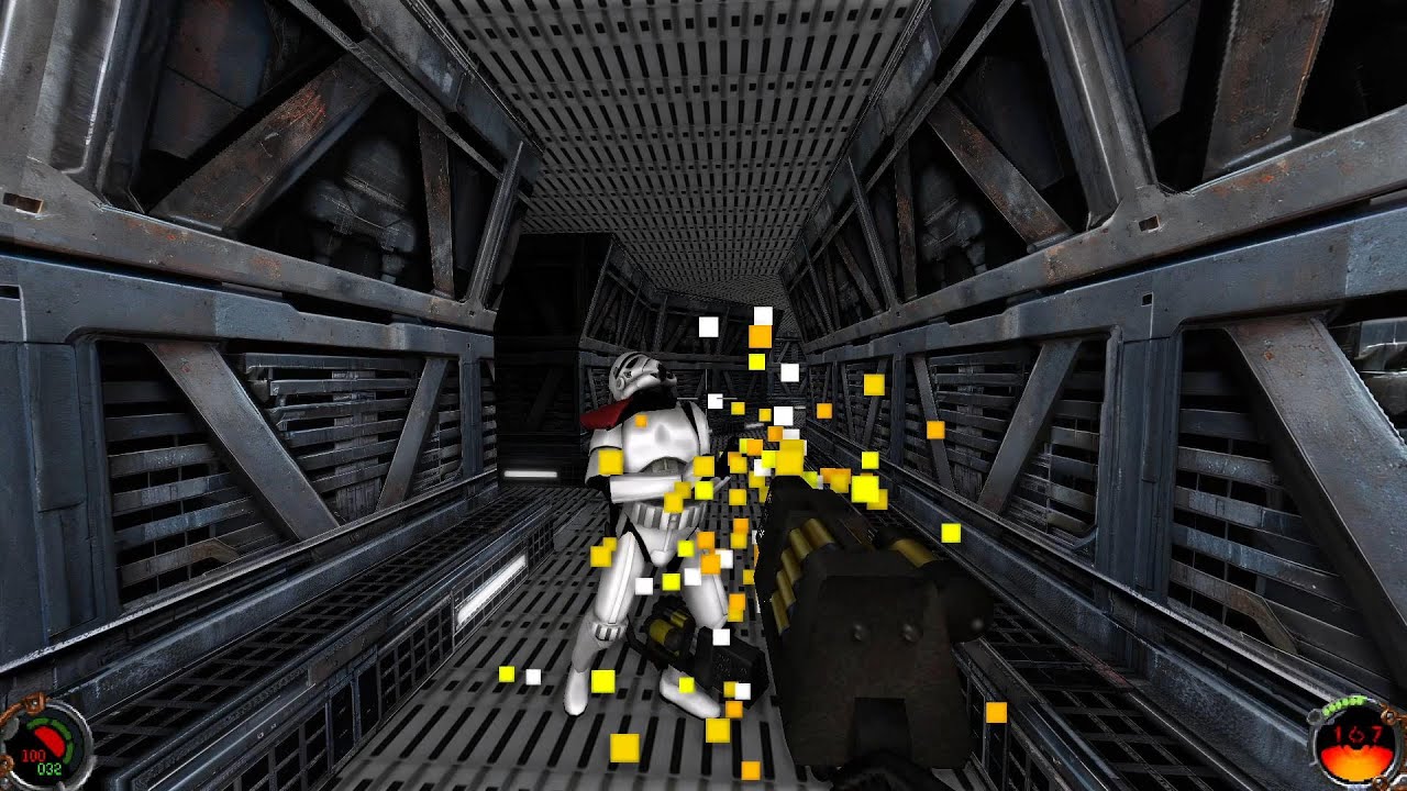 Jedi Knight: Dark Forces II (1997) Level 18: Descent Into The Valley
