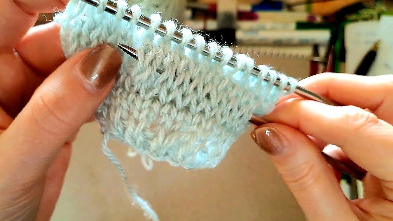 Tunnelzug / G&uuml;rtelschlaufen / Verst&auml;rkung stricken OHNE neu ansetzen 😃