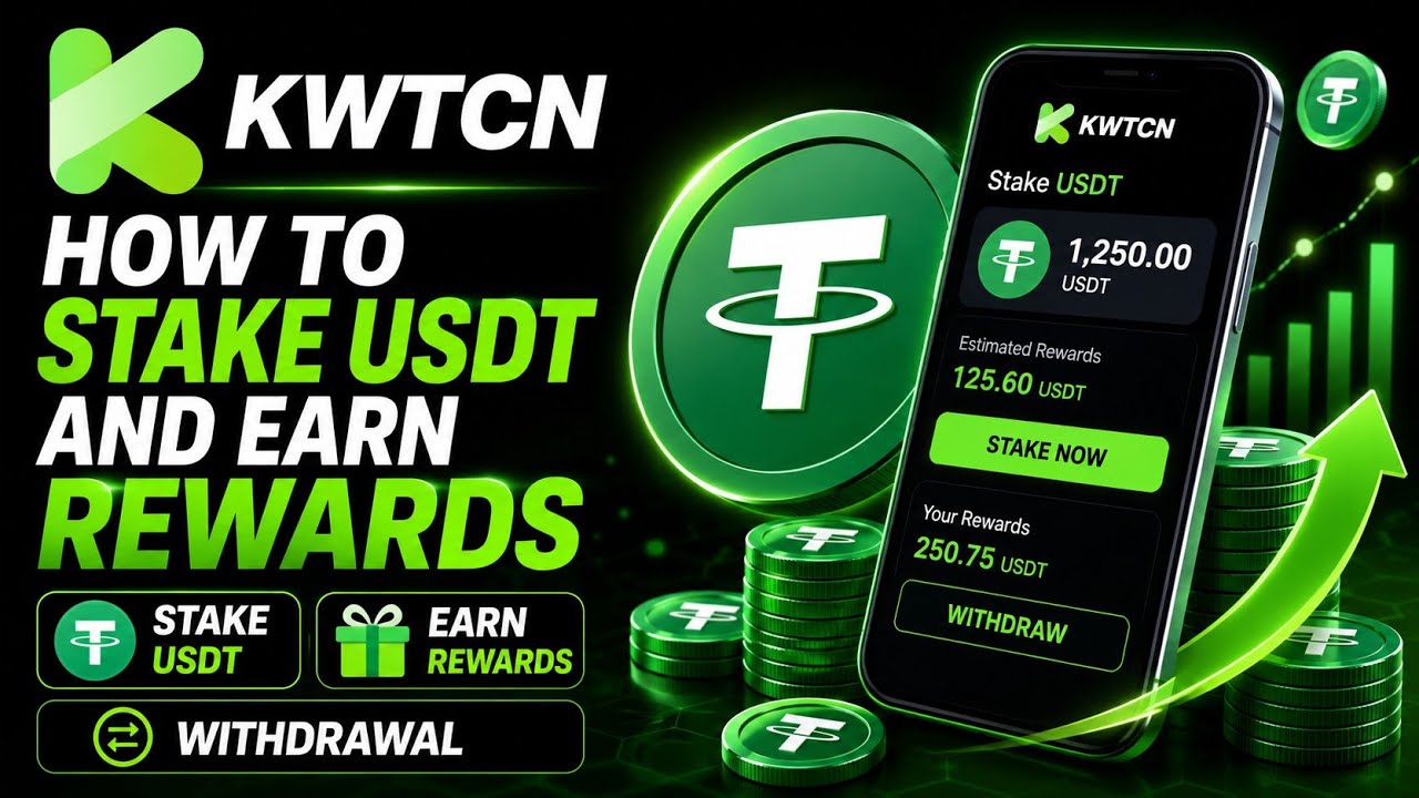 KWTCN Как стейкать USDT и получать вознаграждение | Вывод средств