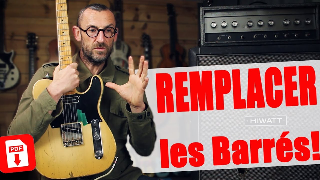 REMPLACER LES BARRES à la guitare