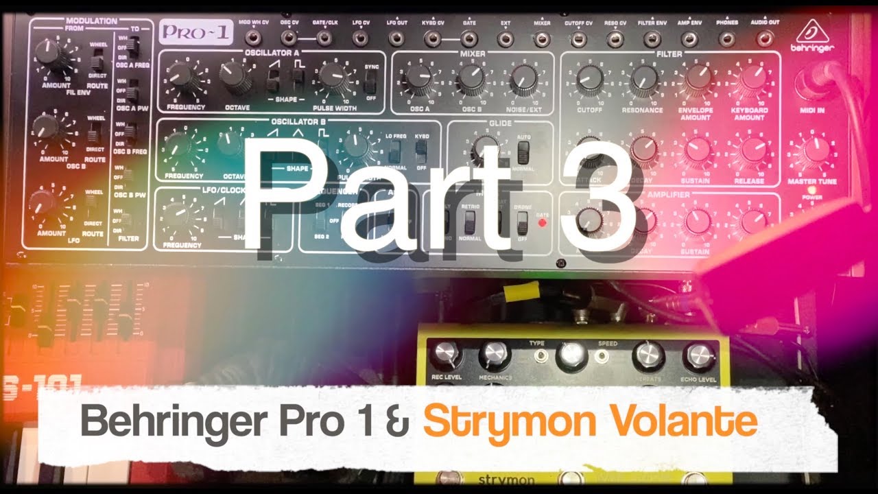 Behringer Pro-1: Sequential patches - No Talking