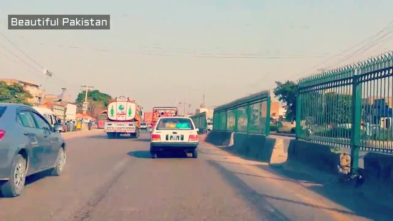 Peshawar to Nowshera Road trip timelapse