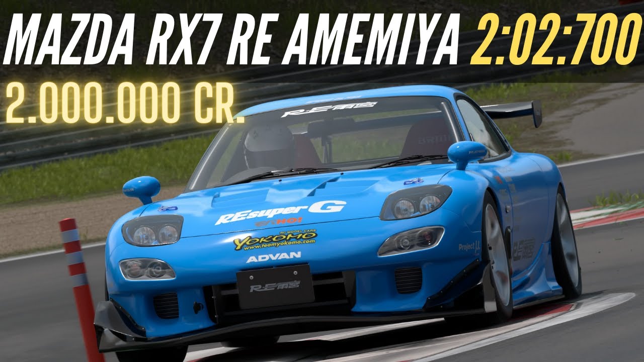 Gran Turismo 7: Lap Time Challenge Nürburgring | Mazda RX7 RE Amemiya Hotlap [4K]
