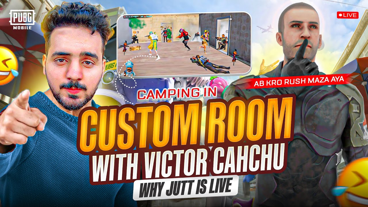 WHY JUTT LIVE PUBG MOBILE ROOMS