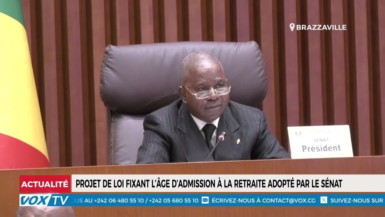 Projet de loi fixant l’âge d’admission à la retraite adopté par le Sénat