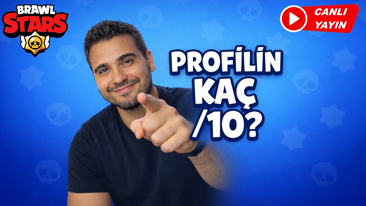 TAKİPÇİLERİMİN PROFİLLERİNİ PUANLIYORUM!🤔 | BRAWL STARS CANLI