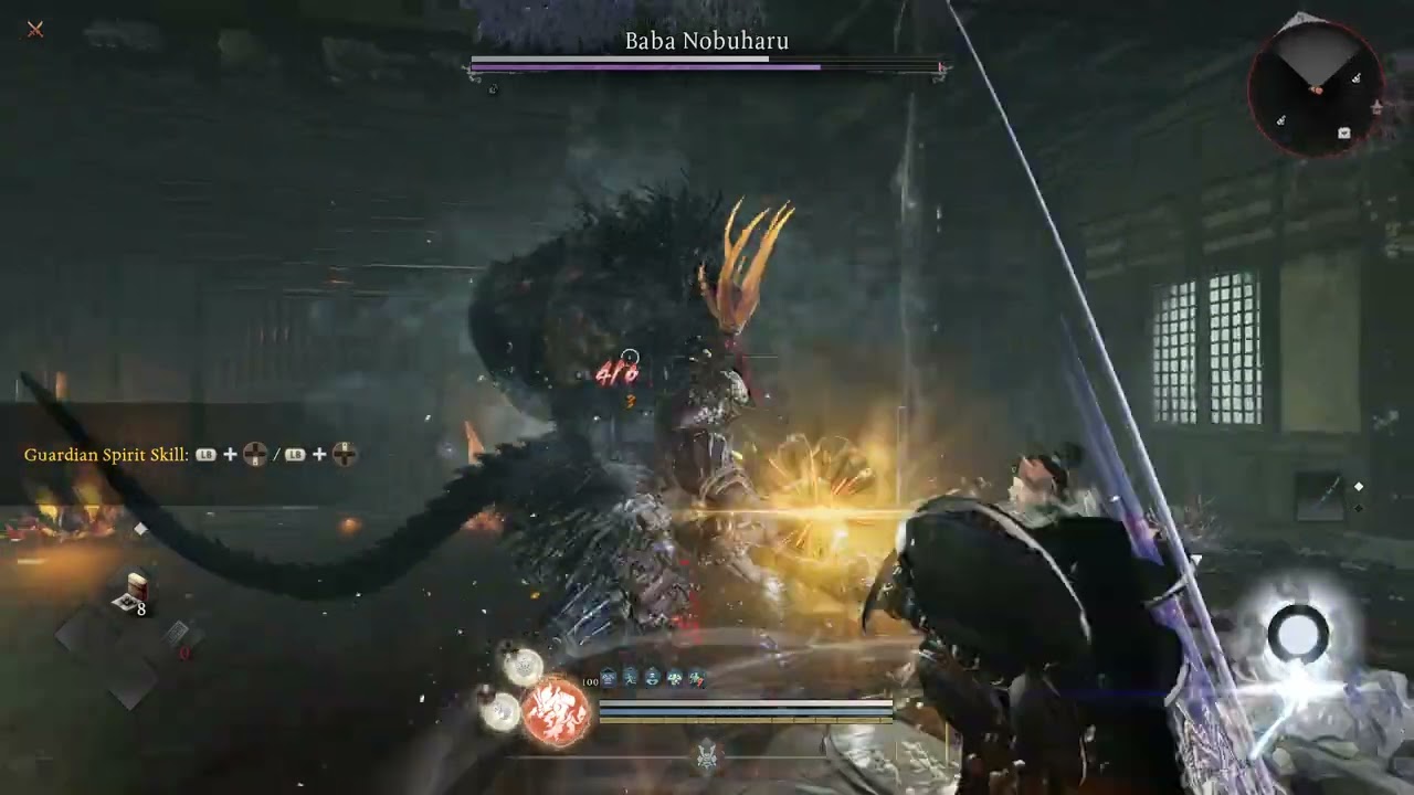 Nioh 3_ Baba Nobuharu _ Sword  (No Damage)  (NG+)