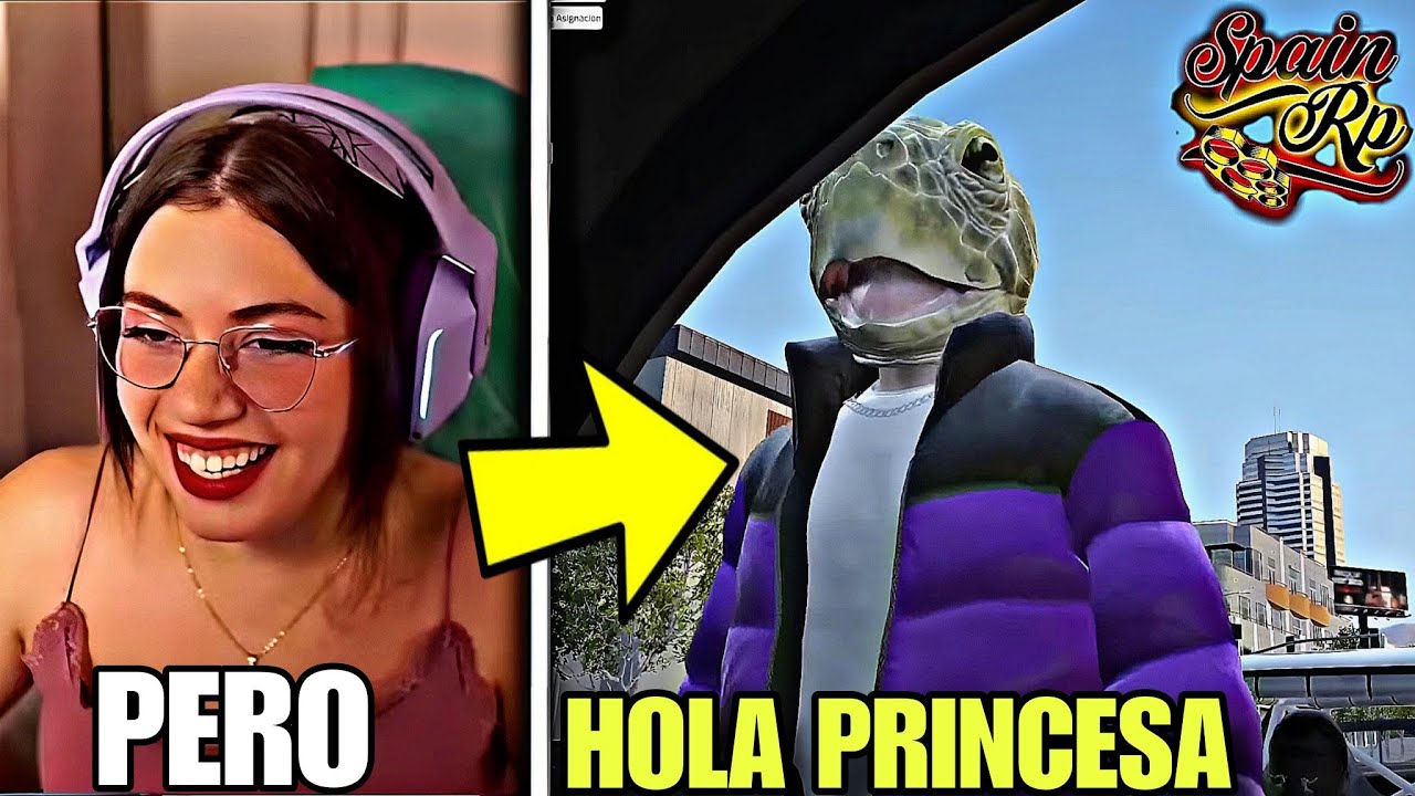 REACCIÓN DE KYLIE (CAROLINA) AL VOLVER A ENCONTRARSE CON EL SR. TORTUGA EN PERSECUCIÓN 😤😎 SPAINRP