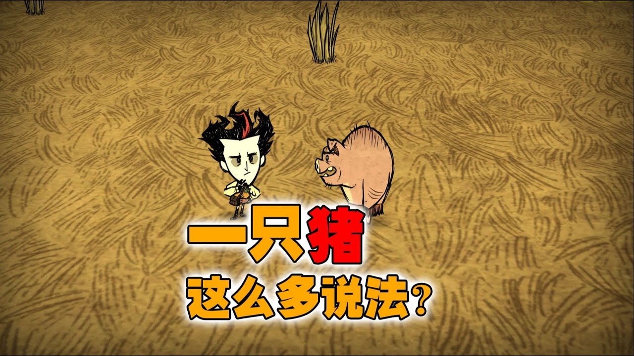 饥荒联机版：只是一只普通的猪人居然有这么多说法