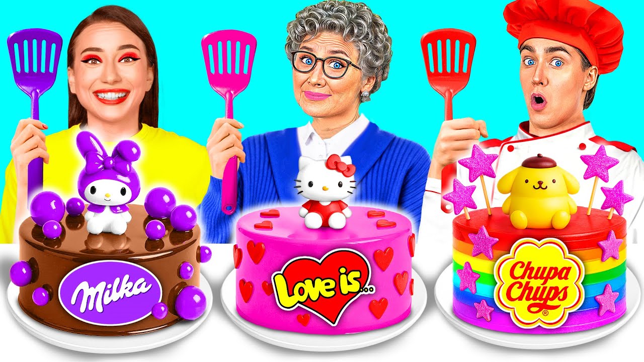 Кулинарный Челлендж: Я против Бабушки | Безумная Кулинарная Битва от Crazy DO